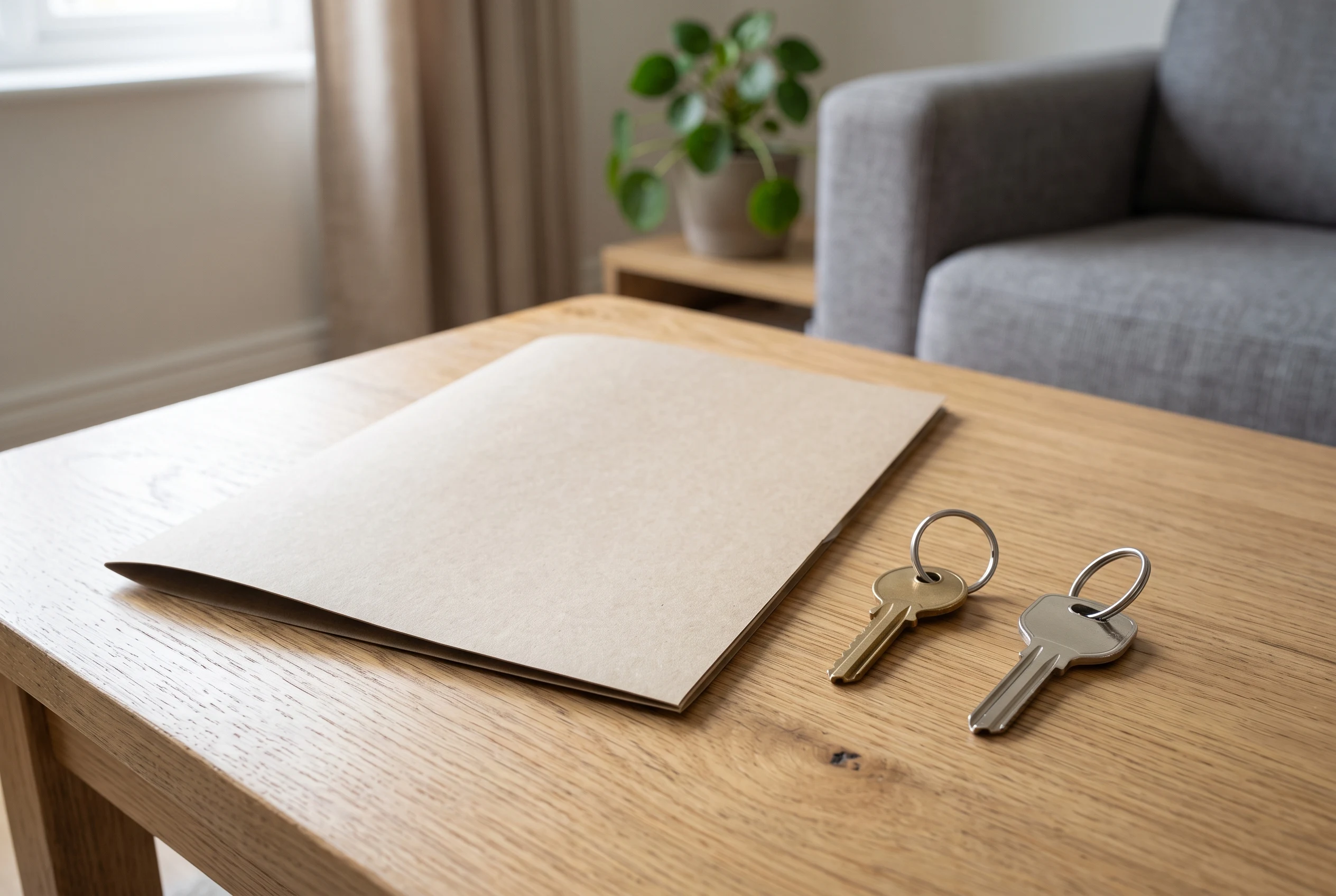 Editoriales Stillleben zum Thema Vermietete Wohnung verkaufen